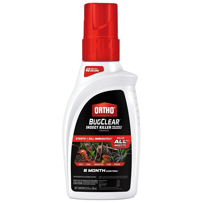 Ortho 448705 Insect Killer, Liquid, Spray Application, 32 oz Bottle
