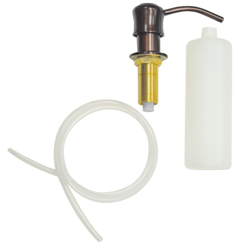 Danco 10042B Soap Dispenser with Nozzle, 12 oz Capacity, Metal/Plastic, Oil-Rubbed Bronze