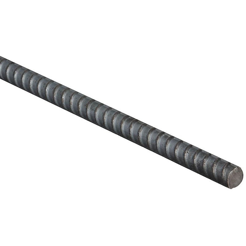 National Hardware 316489 Series N316-489 Weldable Rebar, 1/2 in Dia, 36 in L, Plain Steel