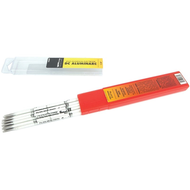 Forney 45889 Stick Electrode, 34000 psi Tensile Strength, Applicable Materials: Aluminum, 1/8 in Dia, 14 in L
