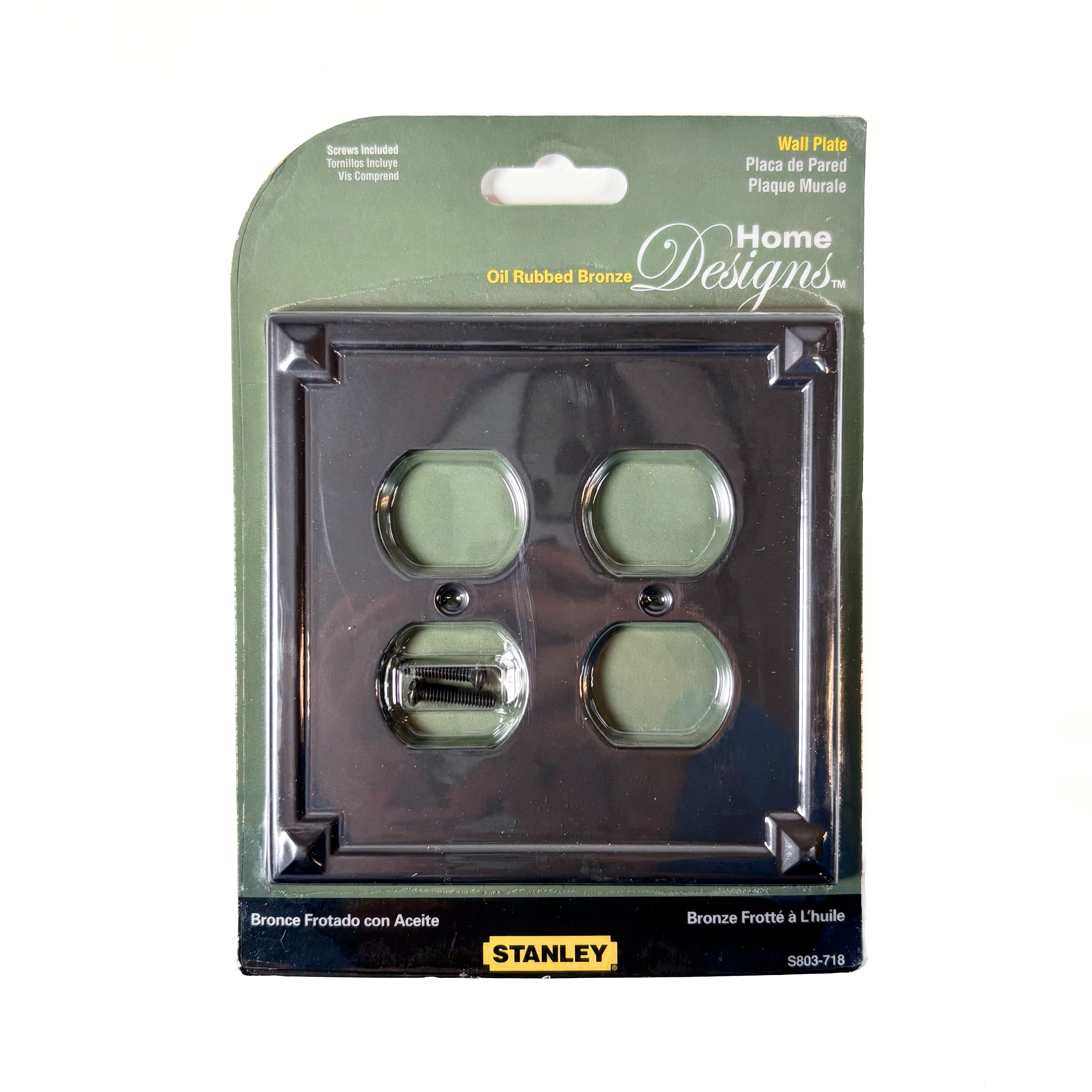 Prairie Double Duplex Wall Plate Oil Rubbed Bronze