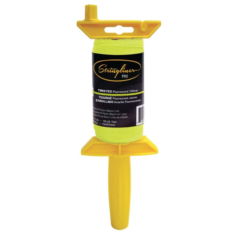 Stringliner 25012 Line Reel, 135 ft L Line, Fluorescent Yellow Line