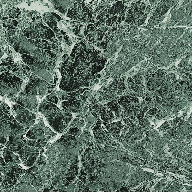 ProSource CL1108 Vinyl Self-Adhesive Floor Tile, 12 in L Tile, 12 in W Tile, Square Edge, Marble Green