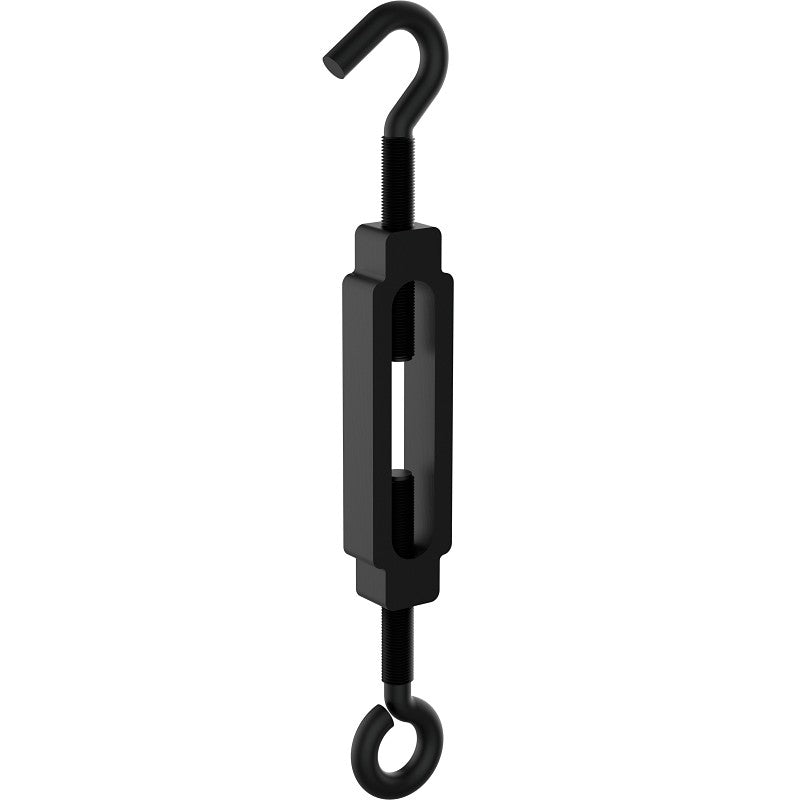 National Hardware N820-120 Turnbuckle, 90 lb Working Load, 1/4 in Thread, Hook, Eye, 7-1/2 in Take-Up, Steel