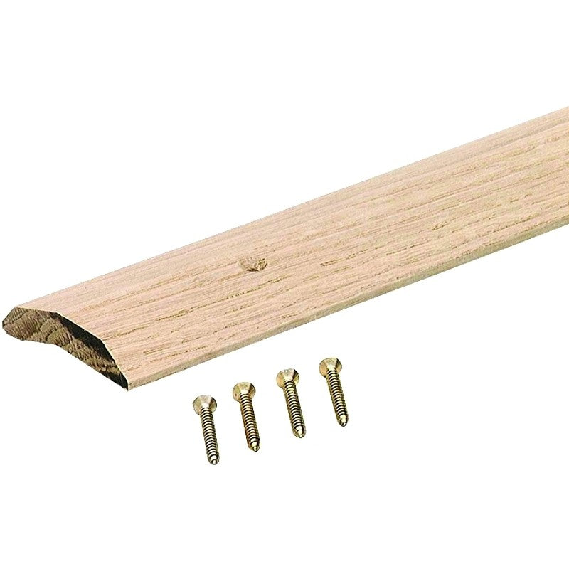 M-D 85415 Carpet Trim, 36 in L, 2 in W, Hardwood, Unfinished