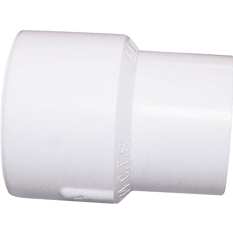 Nibco T00045D Pipe Coupling, 3/4 in, CPVC, White, SCH 40 Schedule