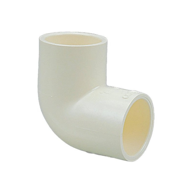 Nibco T00110J Pipe Elbow, 3/4 in, Slip, 90 deg Angle, CPVC, White