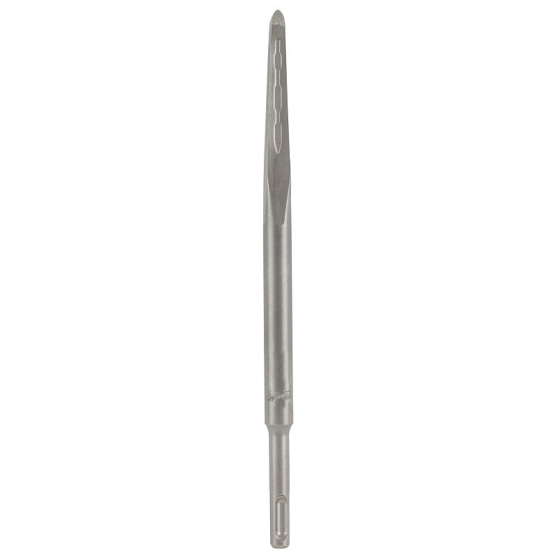 Milwaukee SDS-PLUS SLEDGE 48-62-6050 Chisel Bit, 1 in W Tip, Bull Point Tip, 3/8 in Dia Shank, SDS Plus Shank
