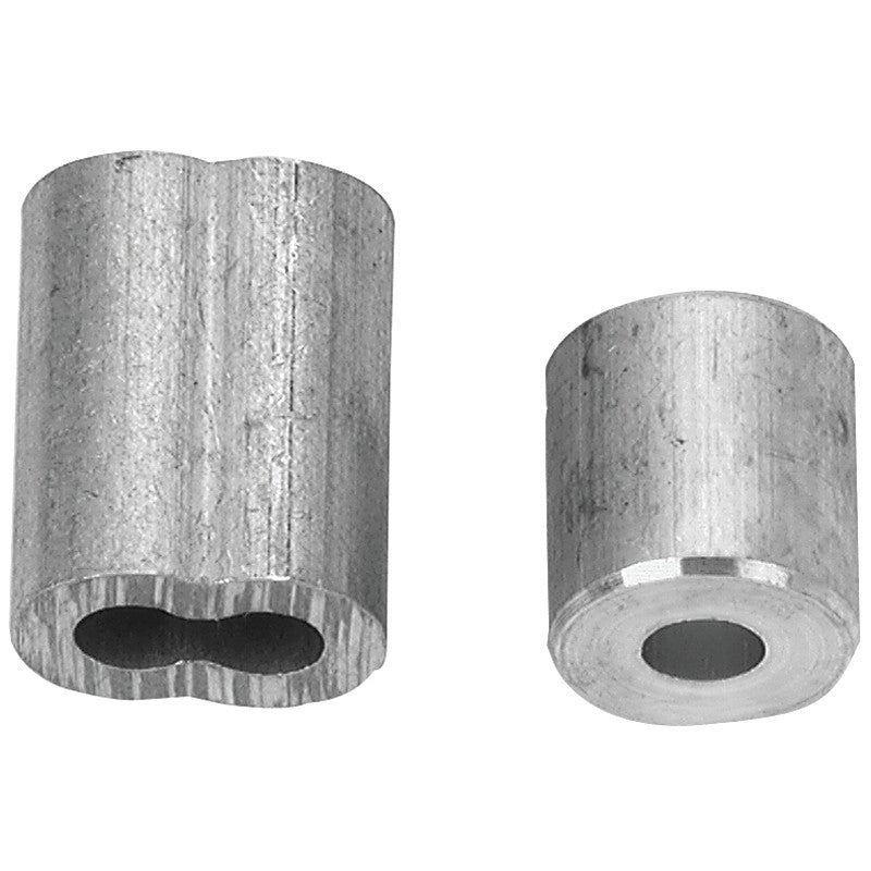 Campbell B7675414 Cable Ferrule and Stop Set, 3/32 in Dia Cable, Aluminum