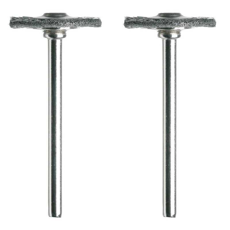 Dremel 428-02 Brush, 3/4 in Dia, 1/8 in Arbor/Shank, Carbon Steel Bristle
