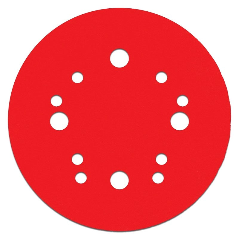 Diablo DCD050120H04G Sanding Disc, 5 in Dia, 120 Grit, Fine, Ceramic Abrasive, 12-Hole