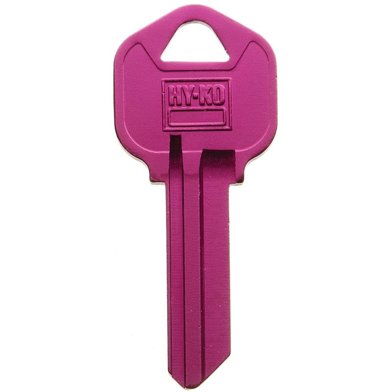 Hy-Ko 14010KW1 Key Blank, Aluminum, Painted, For: Kwikset Door Locks (Pack of 10)