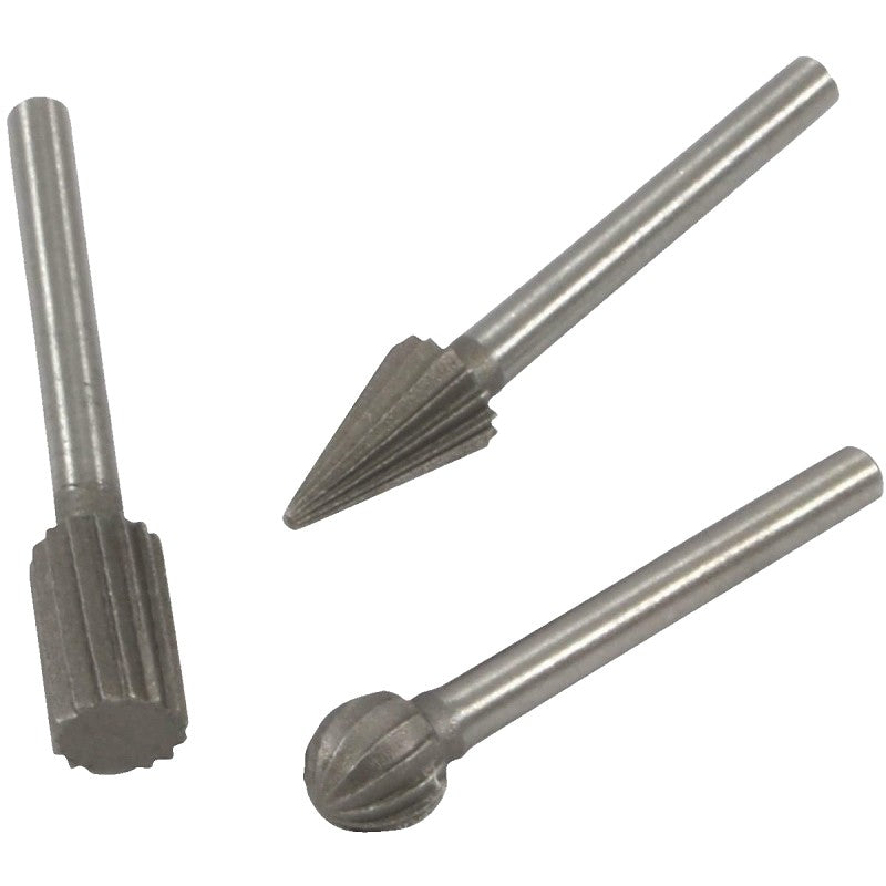 Forney 60224 Series Mini Rotary File Set, Applicable Materials: Metal, Plastic, Wood, Metal, Plastic, Wood