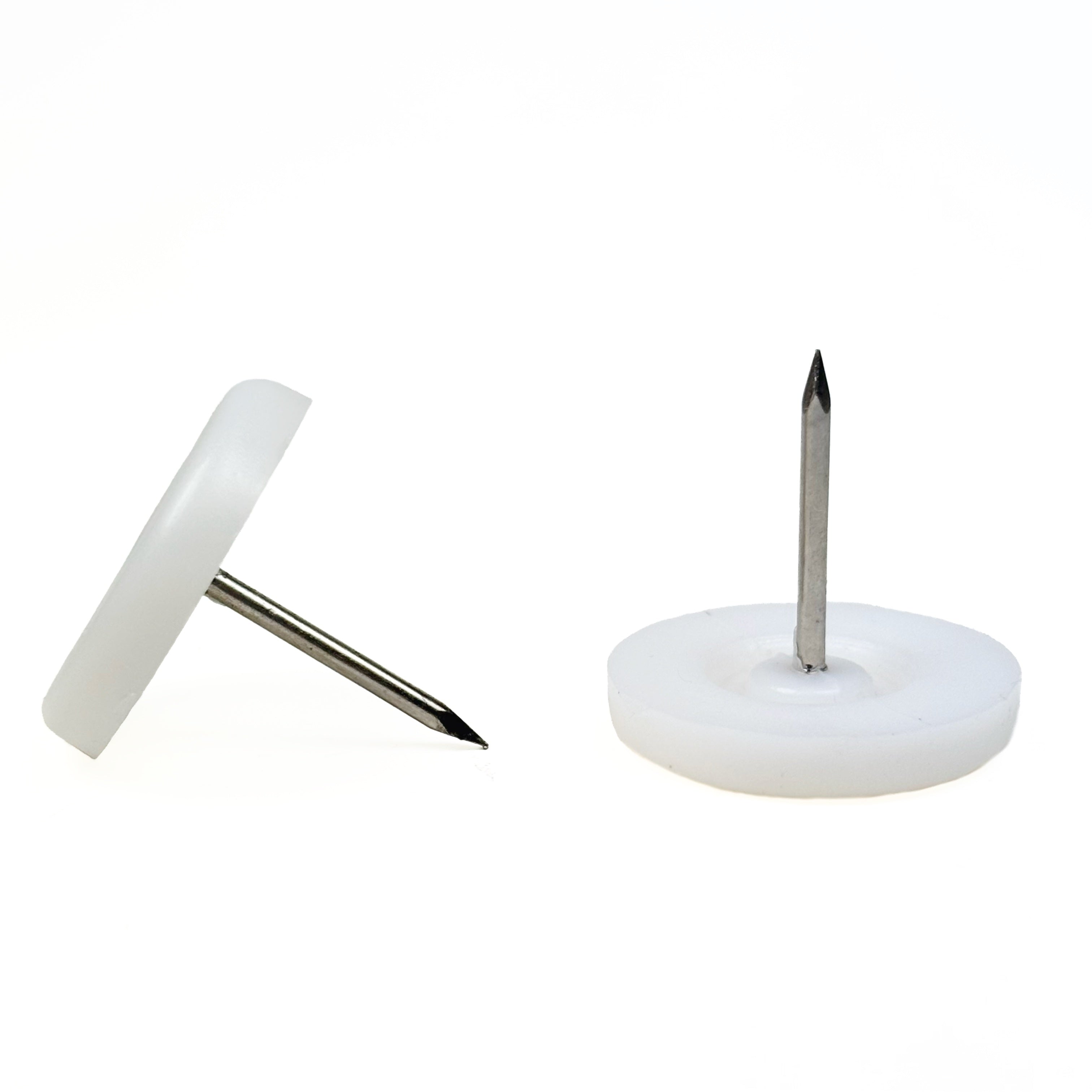 Heavy Duty Felt Pads With Nail For Wood Legs 1 Inch Round 8 Pack