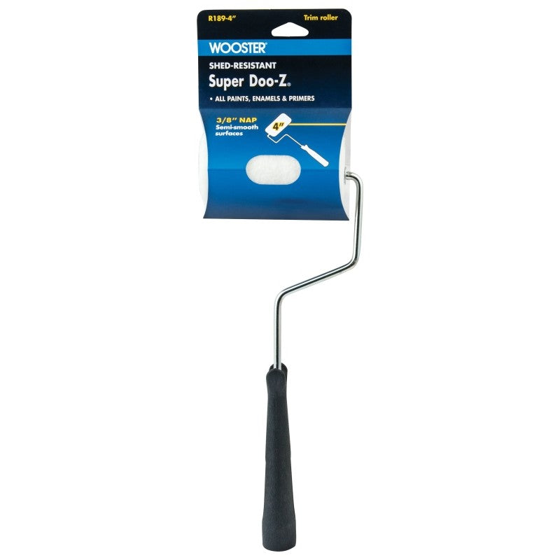 Wooster R189-4 Trimmer Roller Cover, 3/8 in Thick Nap, 4 in L