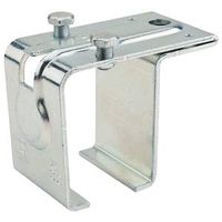 Single Box Rail Splice and Top Mount Bracket With Lag Bolt Galvanized Steel