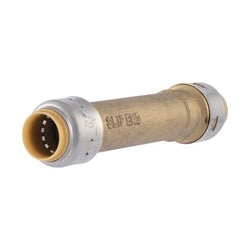 SharkBite Max UR3020A Push-to-Connect Slip Coupling, 1 in, Brass/Stainless Steel, 400 psi Pressure