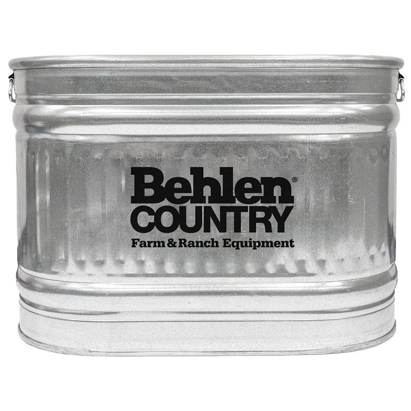 Behlen Country 50140018 Utility Tank with Handle, 55 gal, Steel, Galvanized