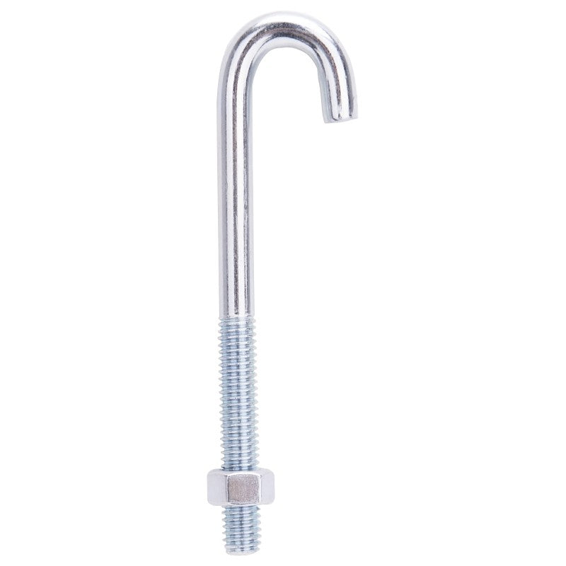 ProSource LR322 J-Bolt, 5 in L, 250 lbs Working Load, Zinc (Pack of 10)