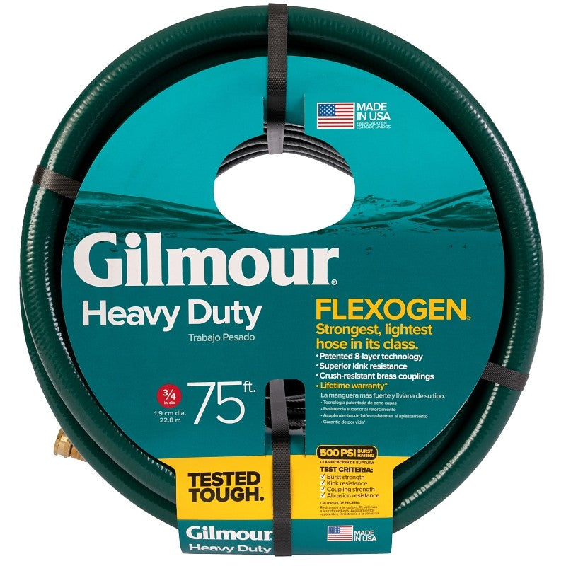 Gilmour 834751-1001 Flexogen Garden Hose, 75 ft L, Metal