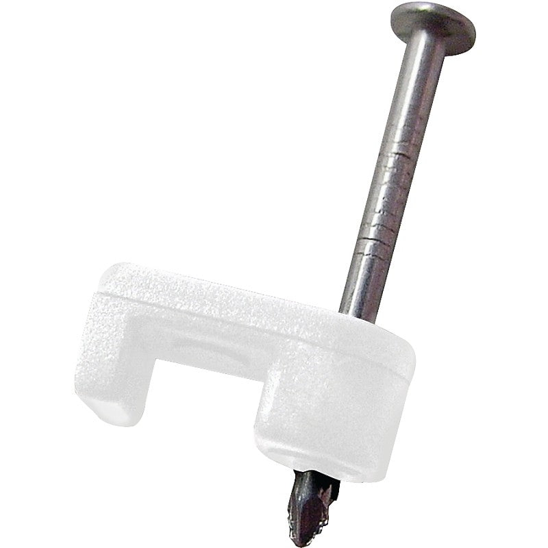 Gardner Bender PSW-165 Staple, 1/4 in W Crown, 15/16 in L Leg, Polyethylene