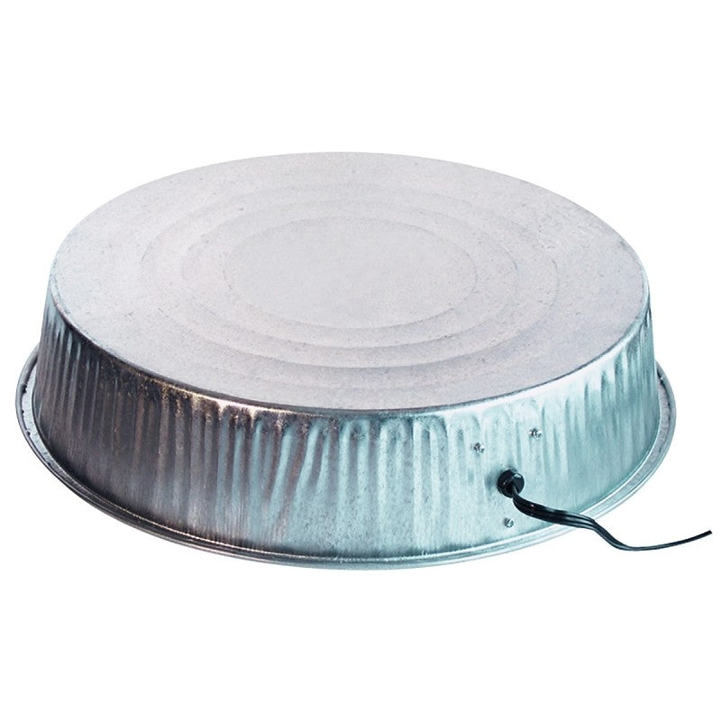 Farm Innovators HP-125 Poultry Base, 16-1/2 in Dia, Steel, Metallic