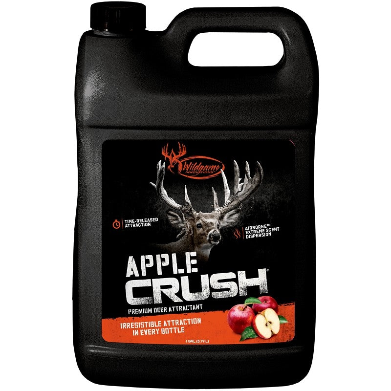 Wildgame INNOVATIONS FG-00328 Apple Crush Liquid, Apple Flavor, 1 gal (Pack of 3)
