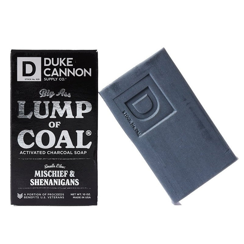 Duke Cannon 01HOLIDAYCOAL1 Big Ass Lump of Coal Soap, Bergamot, Black Pepper, 10 oz (Pack of 6)