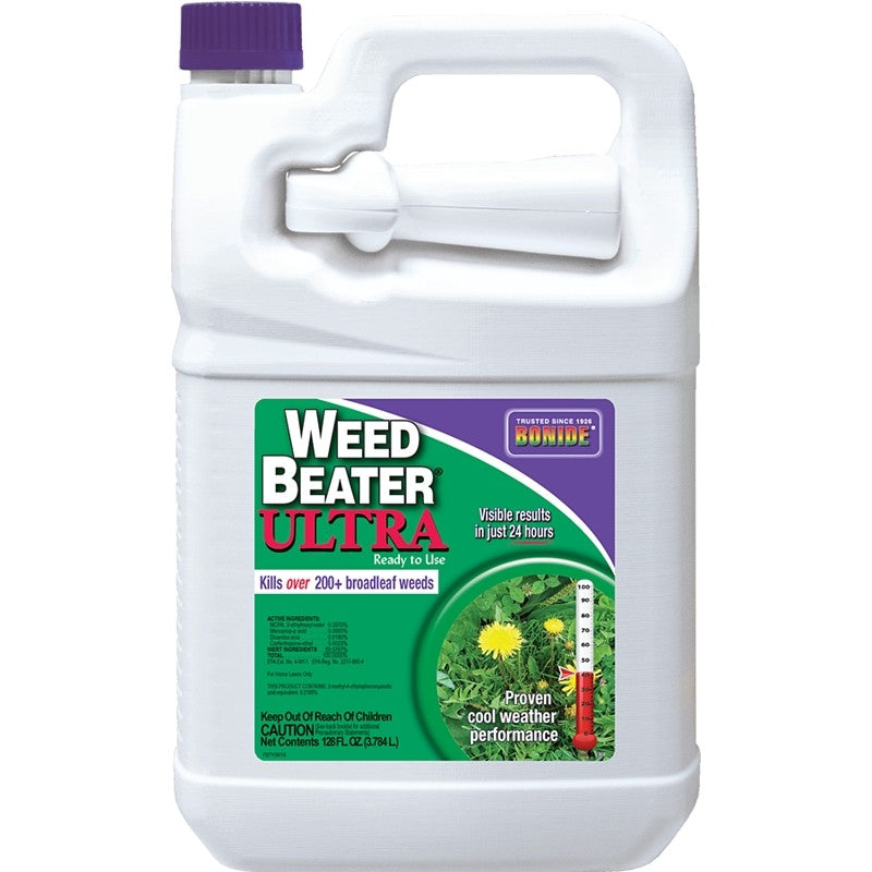 Bonide Weed Beater 308 Weed Killer, Liquid, Amber, Spray Application, 1 gal