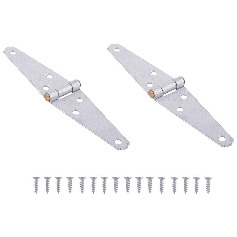ProSource LSH-G03-C2PS Strap Hinge, 1.2 mm Thick Leaf, Steel, 180 Range of Motion