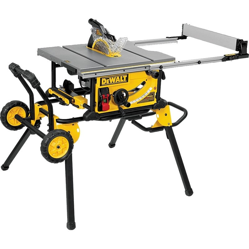 DEWALT DWE7491RS Table Saw, 120 VAC, 15 A, 10 in Dia Blade, 5/8 in Arbor, 32-1/2 in Rip Capacity Right, 4800 rpm Speed