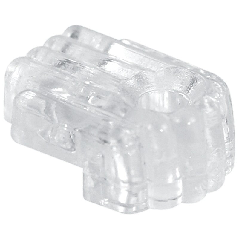 Prime-Line U9002 Mirror Clip, For: 1/8 in Thick Glass, Acrylic, Clear, 6/PK (Pack of 6)