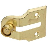 Window Vent Stop Brass Finish Steel