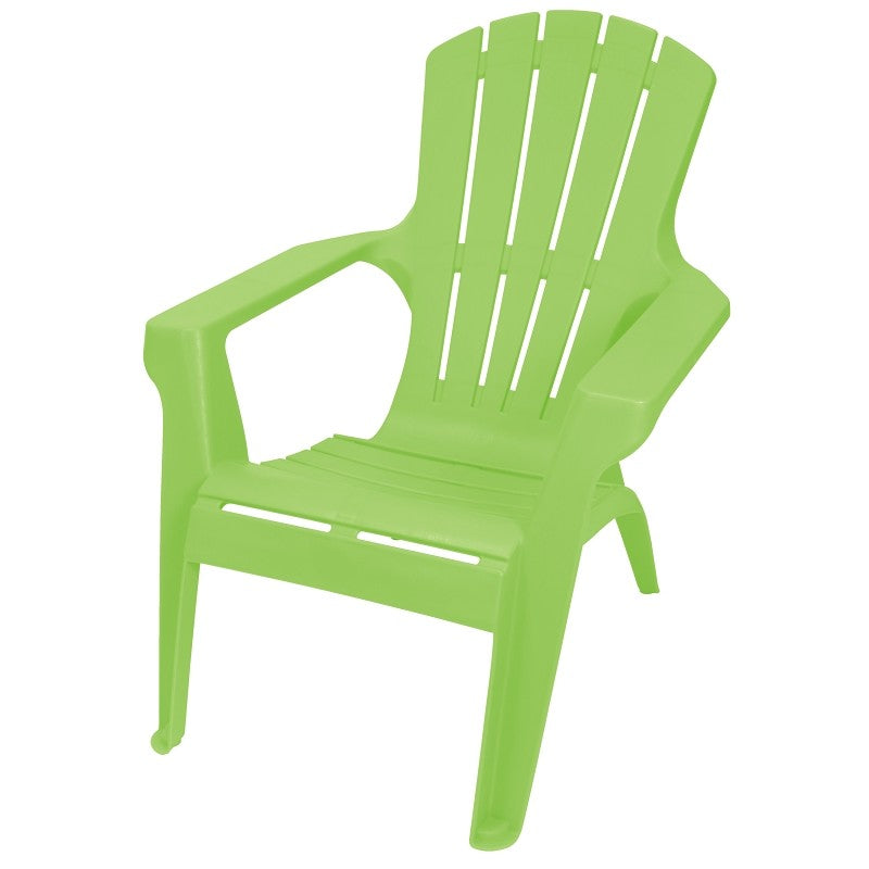 Gracious Living Adirondack II 11547-26ADI Adirondack Chair, 33-1/2 in H, Resin Seat, Tender Shoots Green Frame