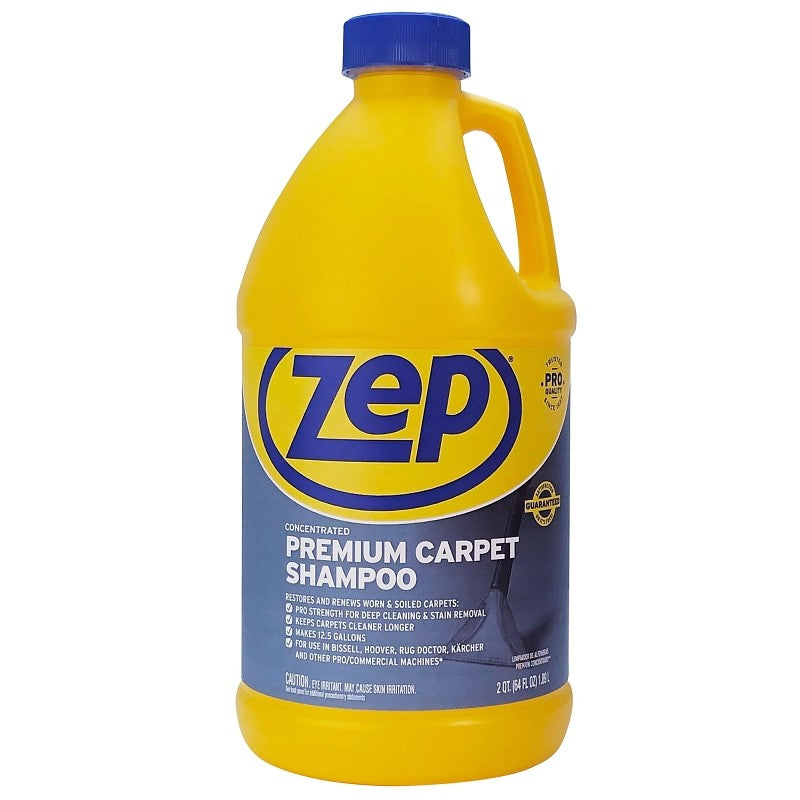 Zep ZUPXC64 Carpet Cleaner, 64 oz Bottle, Liquid, Sweet, Clear