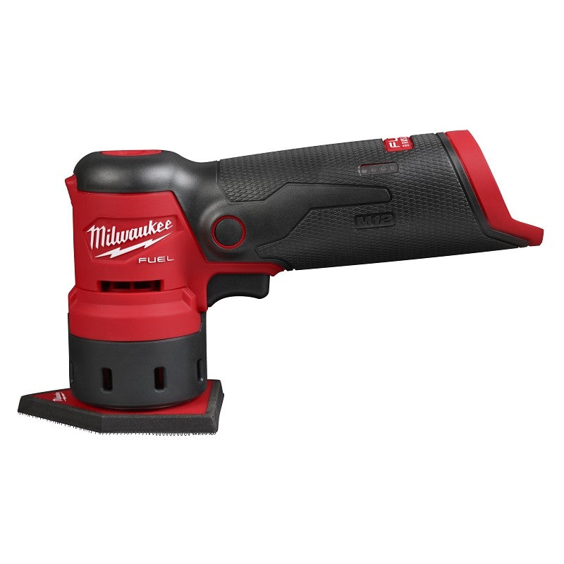 Milwaukee M12 FUEL 2531-20 Orbital Detail Sander, Sponge Pad/Disc, 14,000 opm Load Speed