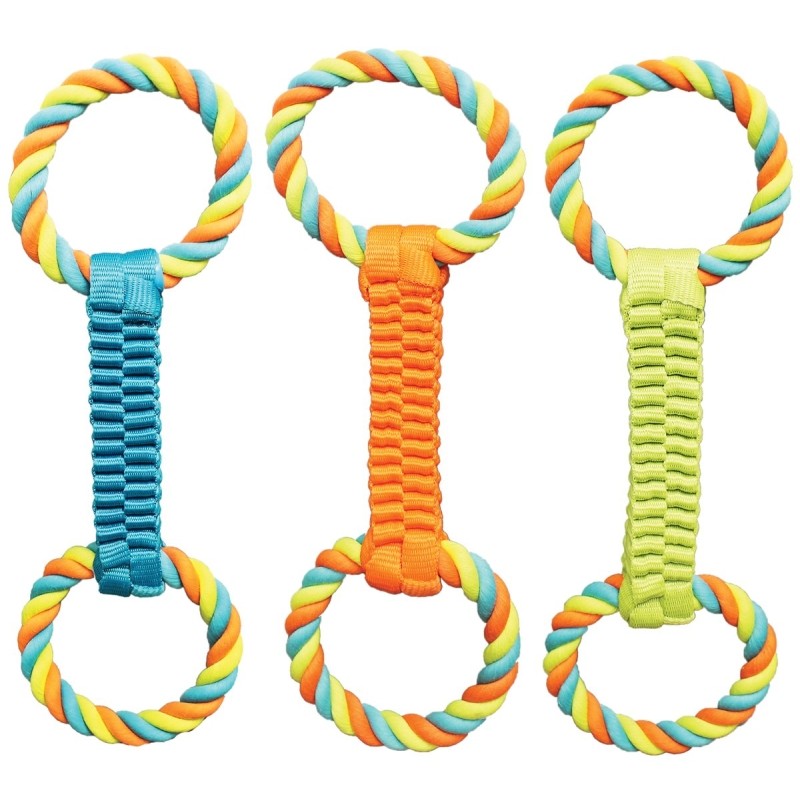Chomper WB15526 Dog Toy, Ballistic Weave and Rope Tug, Nylon