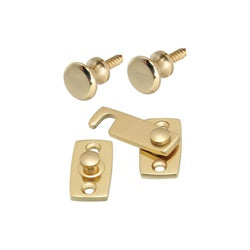 Shutter Bar And Knob Kit Solid Brass (POS)