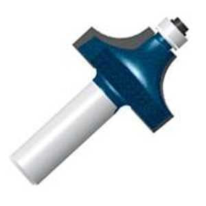 Bosch 85494MC Series Router Bit, 3/8 in Dia, 1 in Dia Cutter, 2 in OAL, 1/4 in Dia Shank, 1-Cutter, Steel