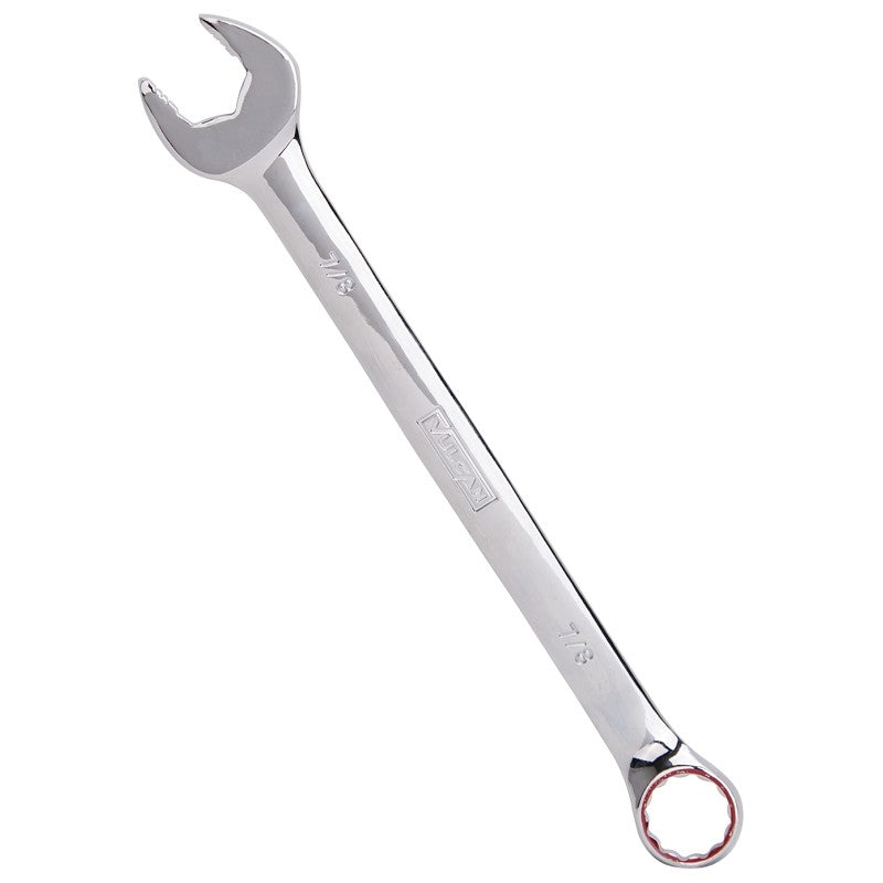 Vulcan MT6545776 Combination Wrench, SAE, 7/8 in Head, Chrome Vanadium Steel