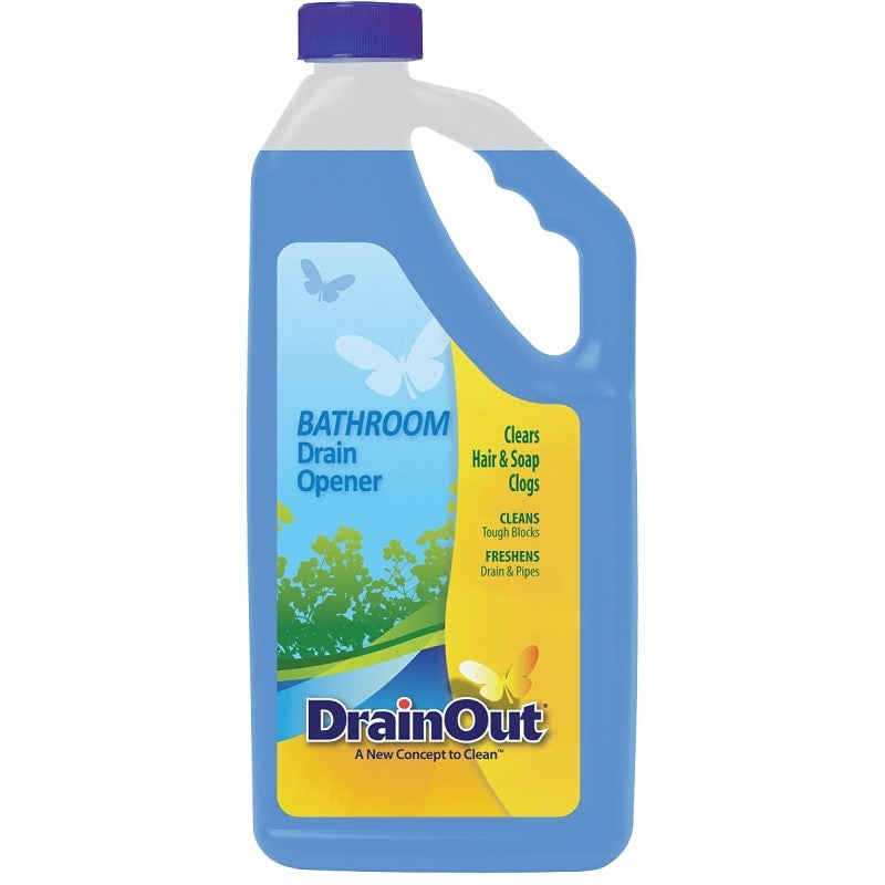 Drain OUT DOB0632N Drain Opener, Liquid, Blue, Citrus, 32 oz, Bottle (Pack of 6)