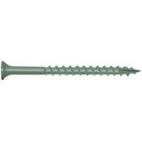 Camo 0341104 Deck Screw, #8 Thread, 1-5/8 in L, Bugle Head, Star Drive, Type 17 Slash Point, Carbon Steel, 350/PK