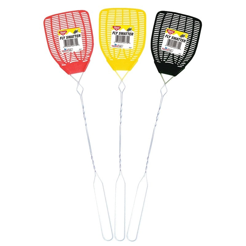 Enoz R-37/51/12 Fly Swatter, 5-3/4 in L Mesh, 4-1/4 in W Mesh, Plastic Mesh (Pack of 24)