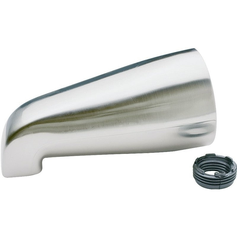 Plumb Pak PP825-30 Bathtub Spout, 12.03 in L, 4-3/8 in W, 8 in H, 3/4 in Connection, IPS, Chrome Plated