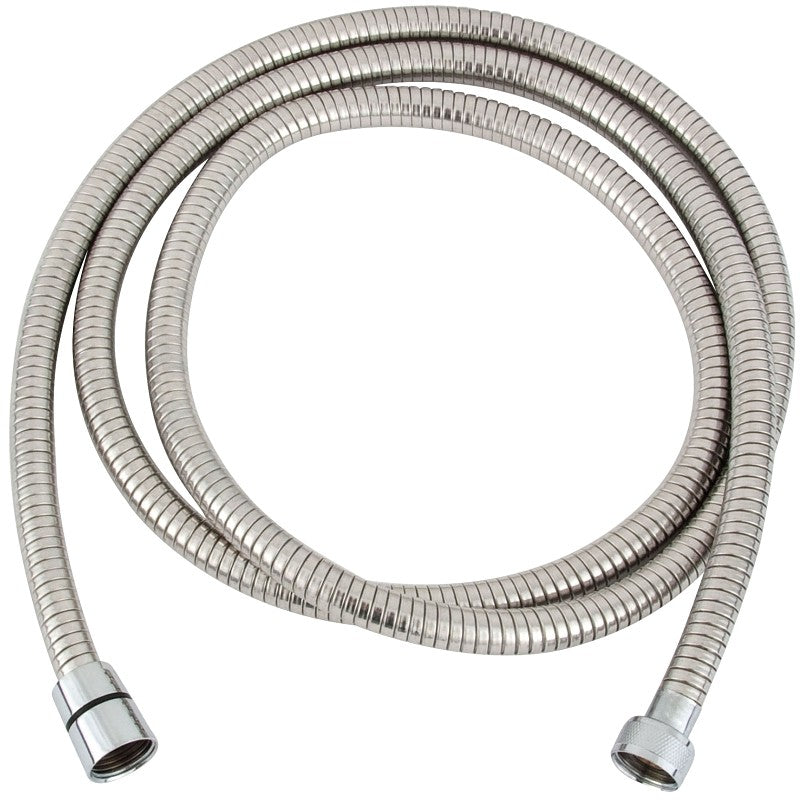 Whedon AF206C Series Shower Hose, Chrome Plated, For: Hand Shower Brackets, 1/2 in Connection, 78 to 100 in L Hose