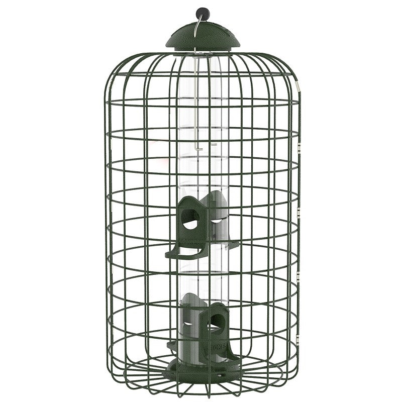 Stokes Select 38002 Wild Bird Feeder, 17-13/16 in H, 1.1 qt, Black, Hanging Mounting