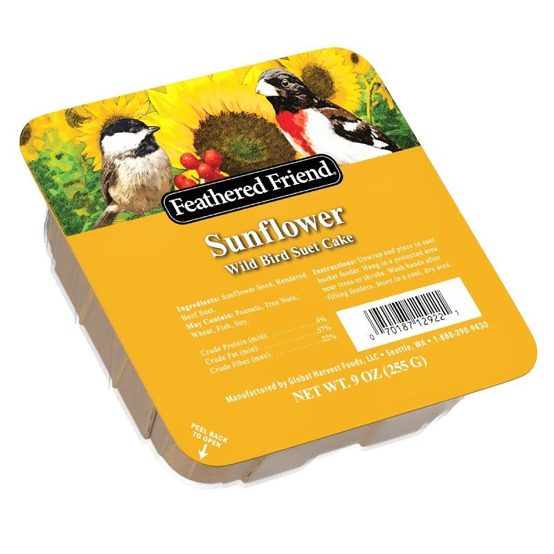 Audubon Park 13067 Sunflower Suet, 9 oz (Pack of 12)