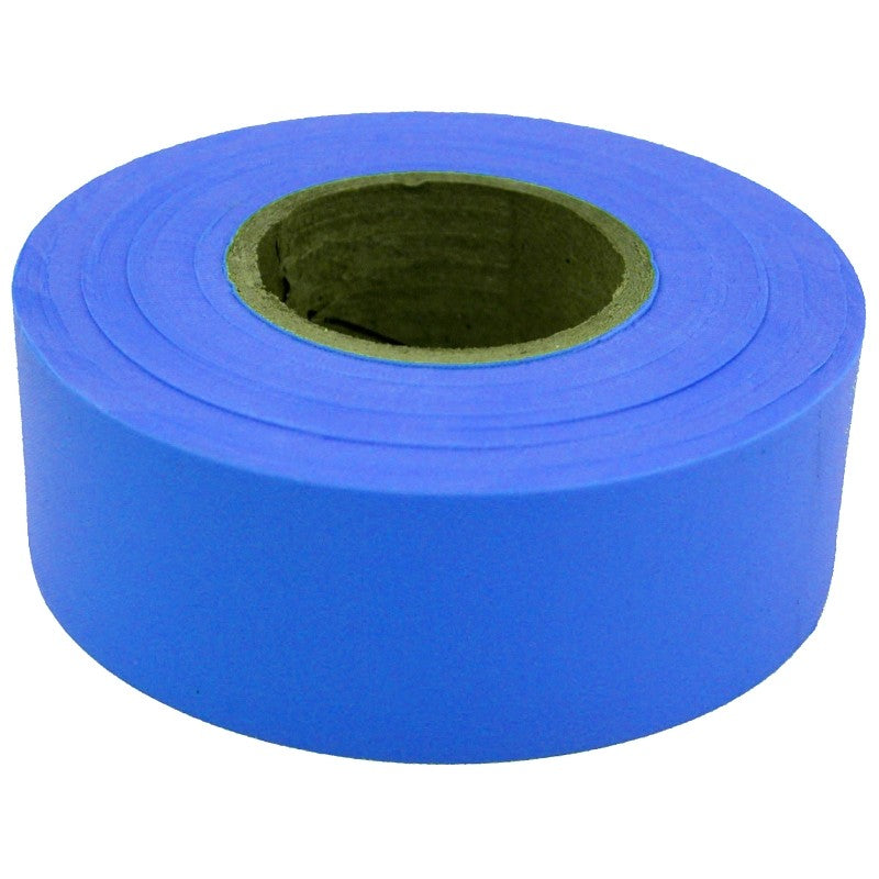 CH Hanson 17023 Flagging Tape, 300 ft L, 1-3/16 in W, Blue, Polyethylene
