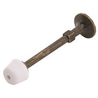 Economy Rigid Door Stop 3 Inch Antique Brass