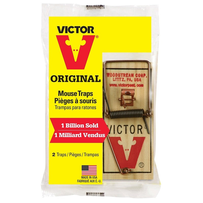 Victor M150 Mouse Trap, 3.7 in L, 1.7 in W, 0.6 in H
